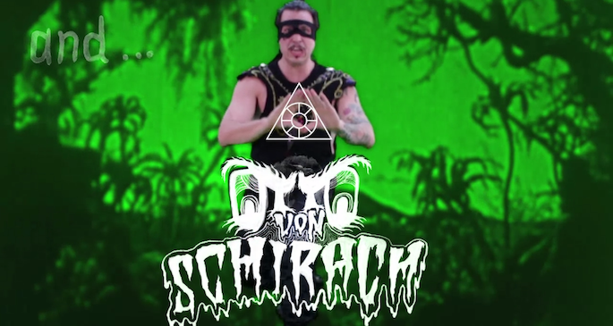 Watch Otto von Schirach's oddball video for 'When Dinosaurs Rules The Earth'