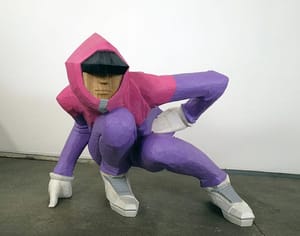 Japanese artist's vibrant sculptures celebrate b-boy culture