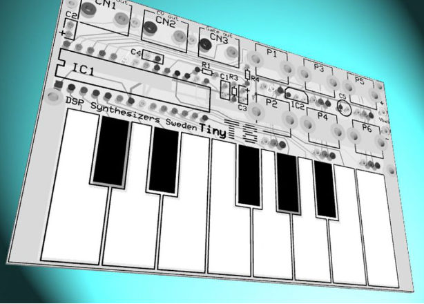 this tiny synth is the size of a credit card size of a credit card