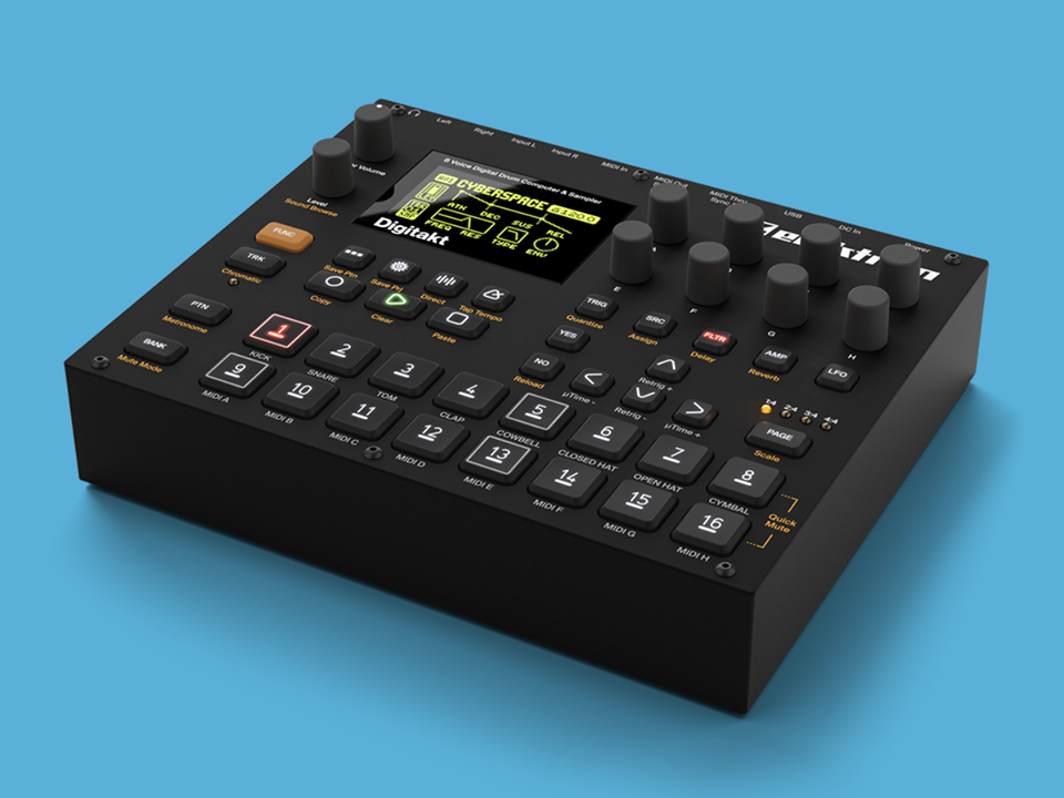 Elektron announces compact digital drum machine and sampler, Digitakt