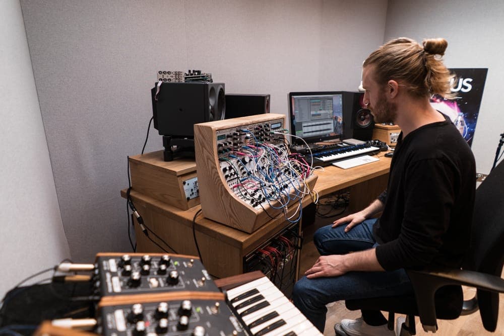 Drum ‘n’ bass heavyweight Sub Focus shows us his immaculate London studio