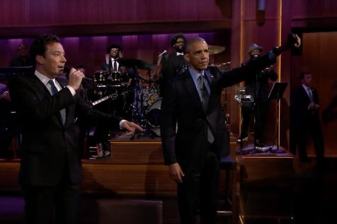 Watch President Obama and The Roots "slow jam the news"