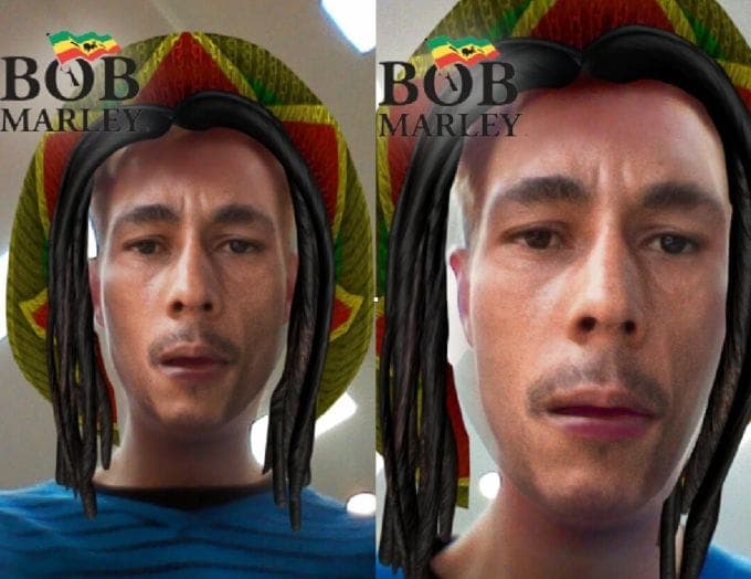 Snapchat attacked over “blackface” Bob Marley filter for 4/20