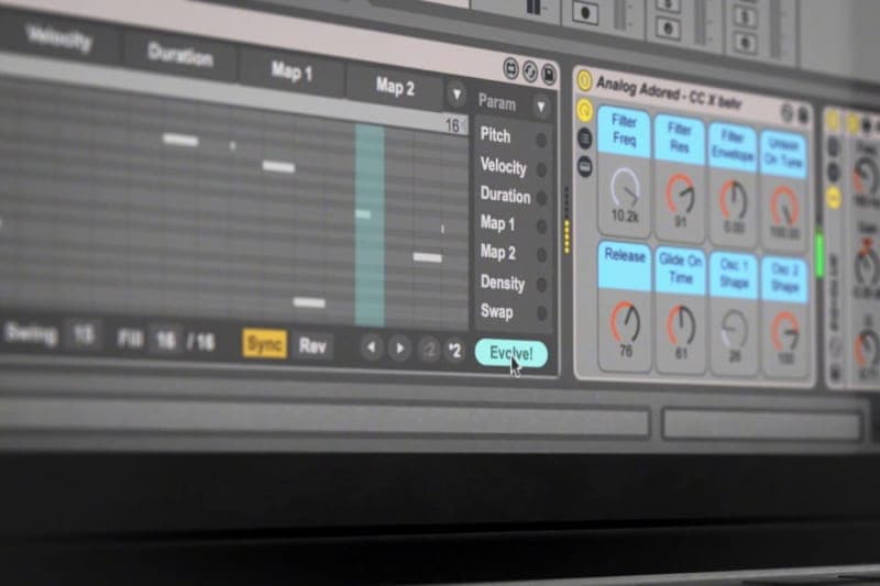 Coldcut design MIDI pattern generator for Ableton Live, MidiVolve