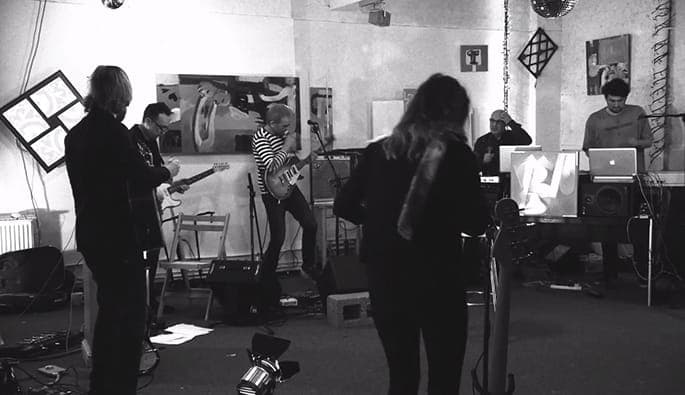 Watch a short film of studio sessions for Brian Eno and Karl Hyde’s Someday World album