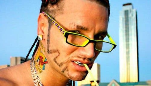 Hip-hop oddity of the moment Riff Raff SODMG signs to Mad Decent; Diplo gives him a $45k chain