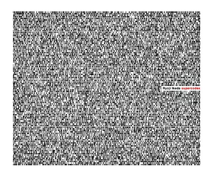 Japanese sound artist Ryoji Ikeda completes LP trilogy for Raster-Noton with Supercodex