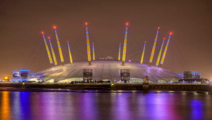London’s O2 Arena becomes the most popular venue in the world after selling two million tickets in 2012