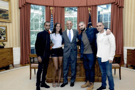 Drake shares thank you note from Barack Obama