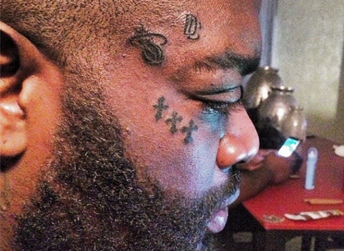 Rick Ross just got seven tattoos on his face