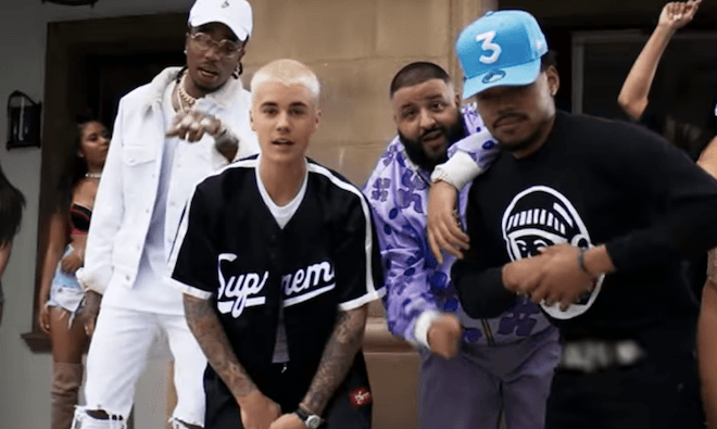 Watch DJ Khaled’s ‘I’m The One’ video featuring Justin Bieber, Chance The Rapper, Lil Wayne, Migos