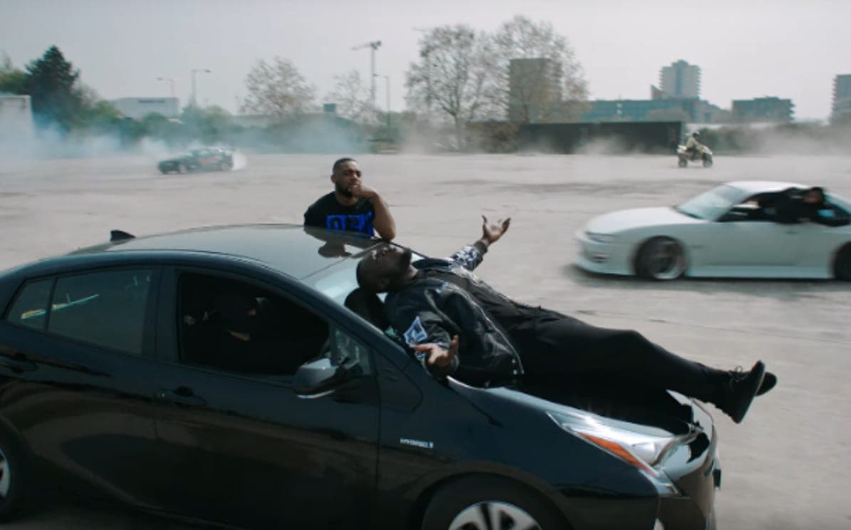 Screengrab from Vossi Bop video