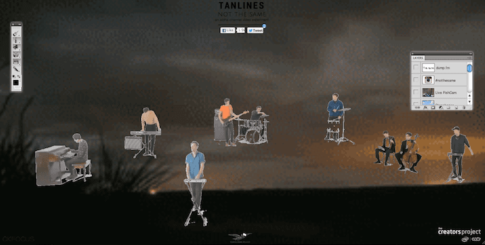 Tanlines share an interactive version of their 'Not The Same' video