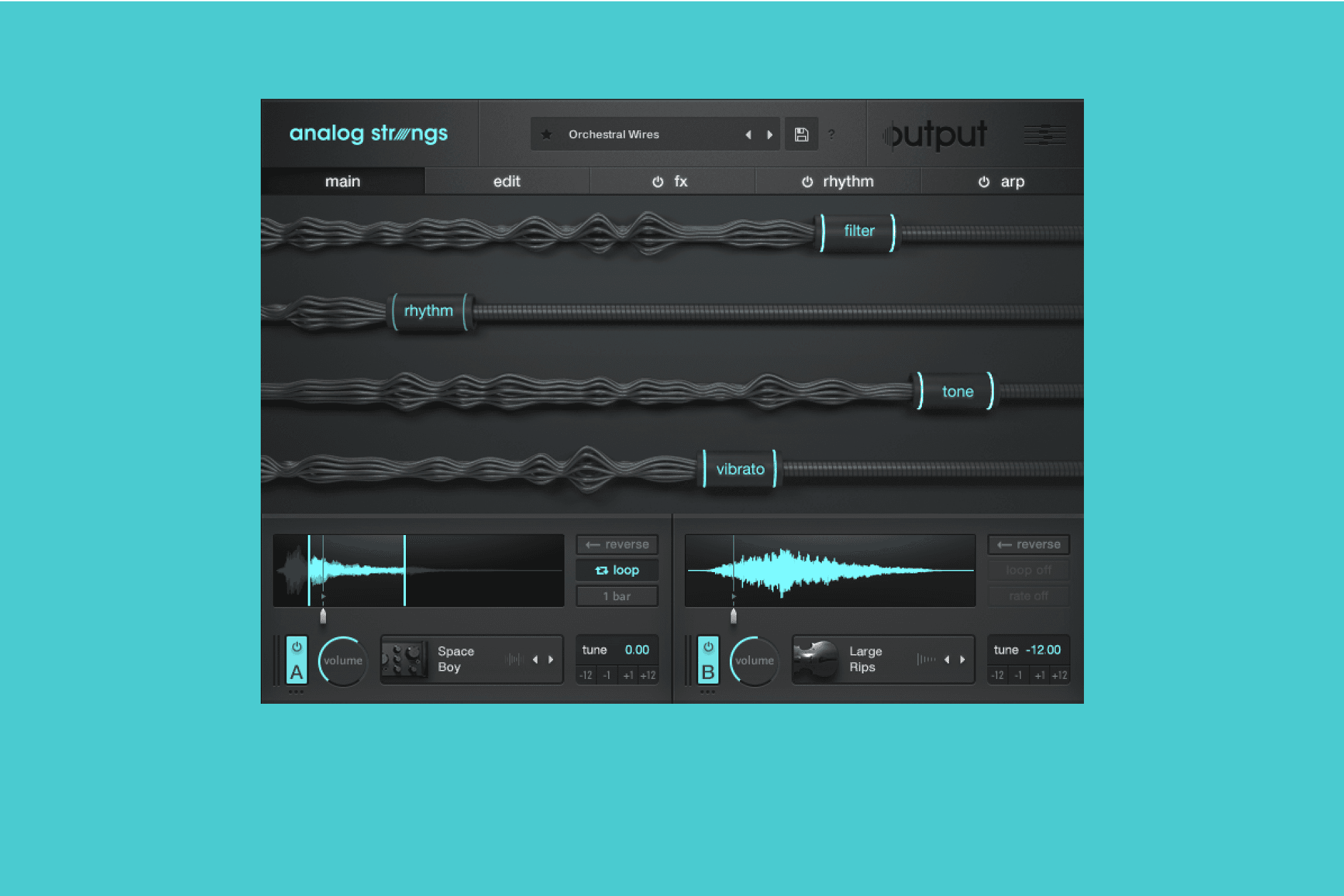 Output's new plug-in makes wild acoustic and electronic string hybrids