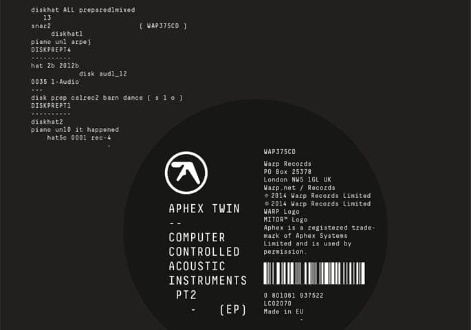 Aphex Twin: Computer Controlled Acoustic Instruments Pt2