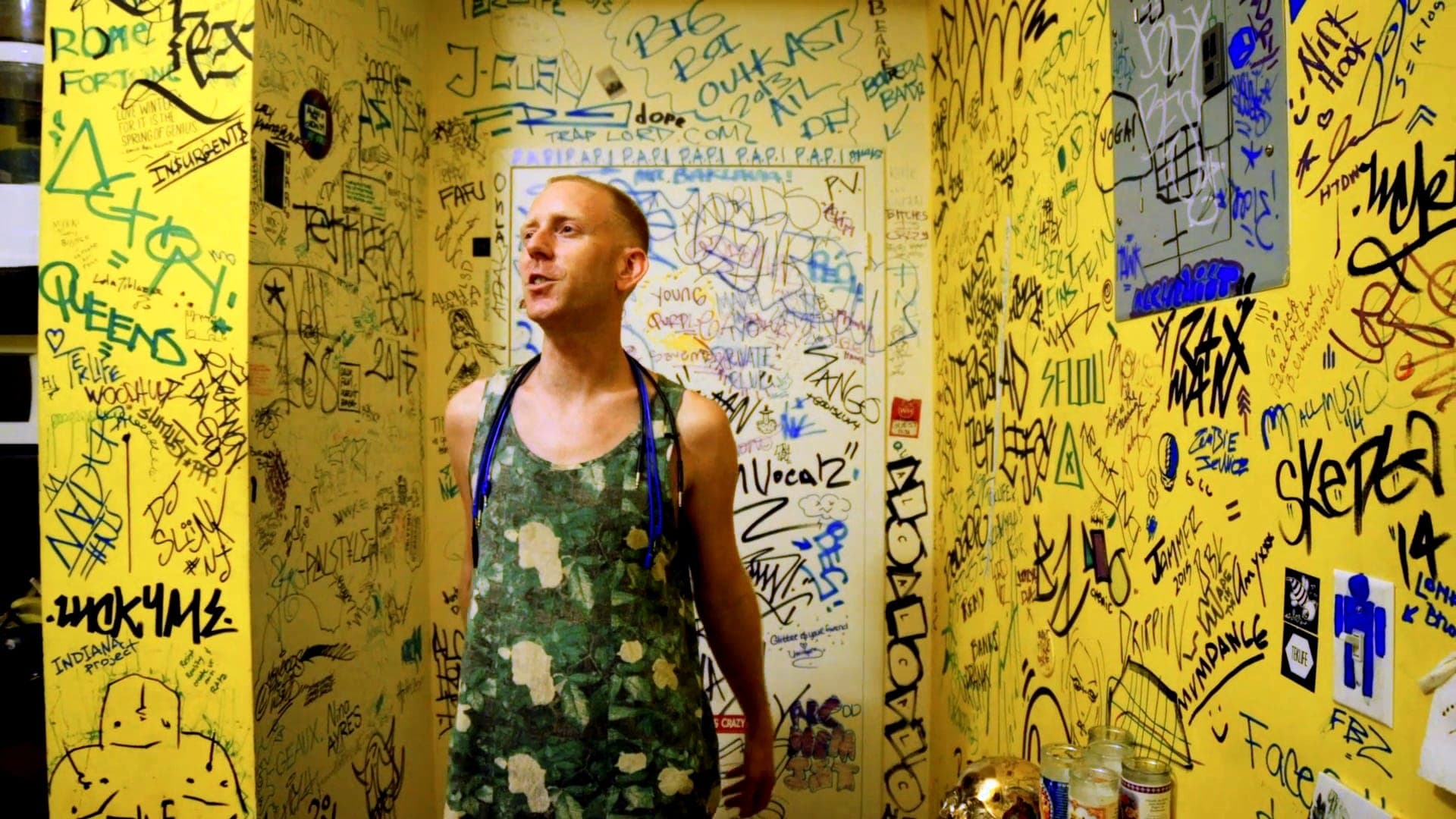 Nick Hook shows us the synth-stacked studio where he’s worked with Novelist, Action Bronson and more