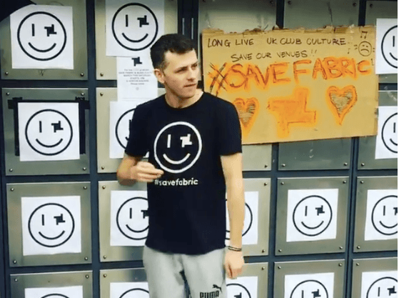 This guy is dancing for 24 hours straight to help save Fabric