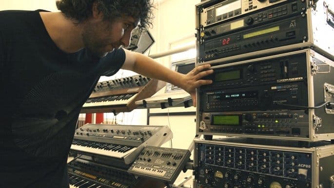 Check out Mathew Jonson’s incredible studio on FACT TV