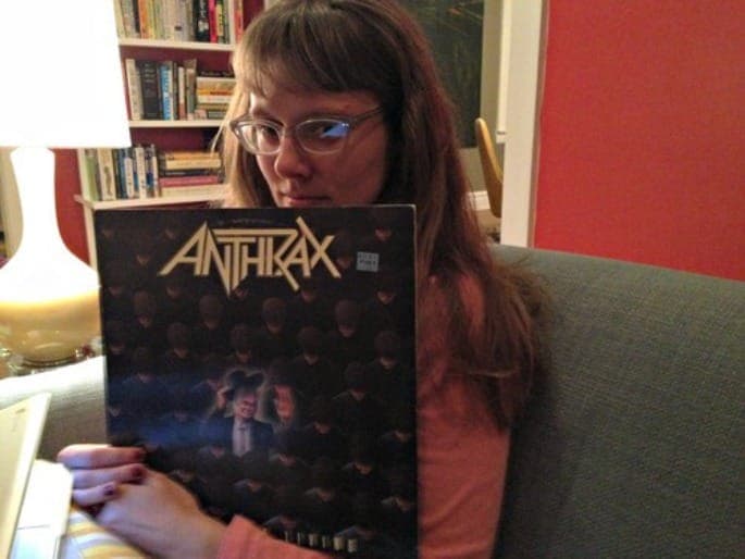 A librarian rates her husband’s “stupid record collection, one at a time” on this ace blog