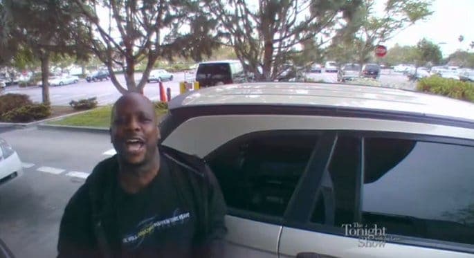 Watch a guy go from humming at a petrol station to stealing The Tonight Show in one twist of fate