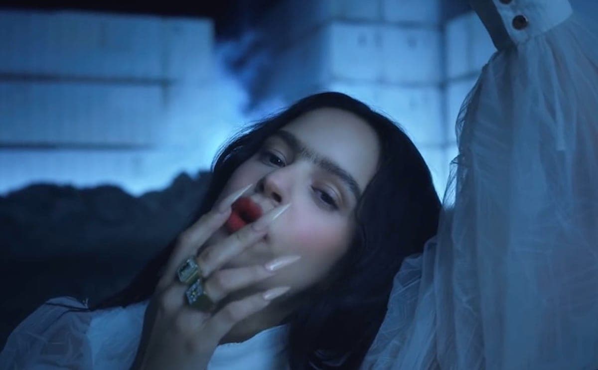 Screenshot of Rosalía video