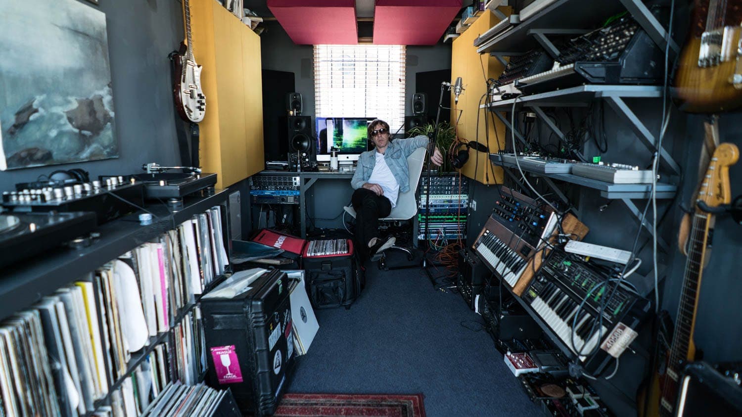 Step inside Richard Fearless’ shipping container studio overlooking the Thames