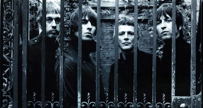Liam Gallagher's Beady Eye recording album with Dave Sitek
