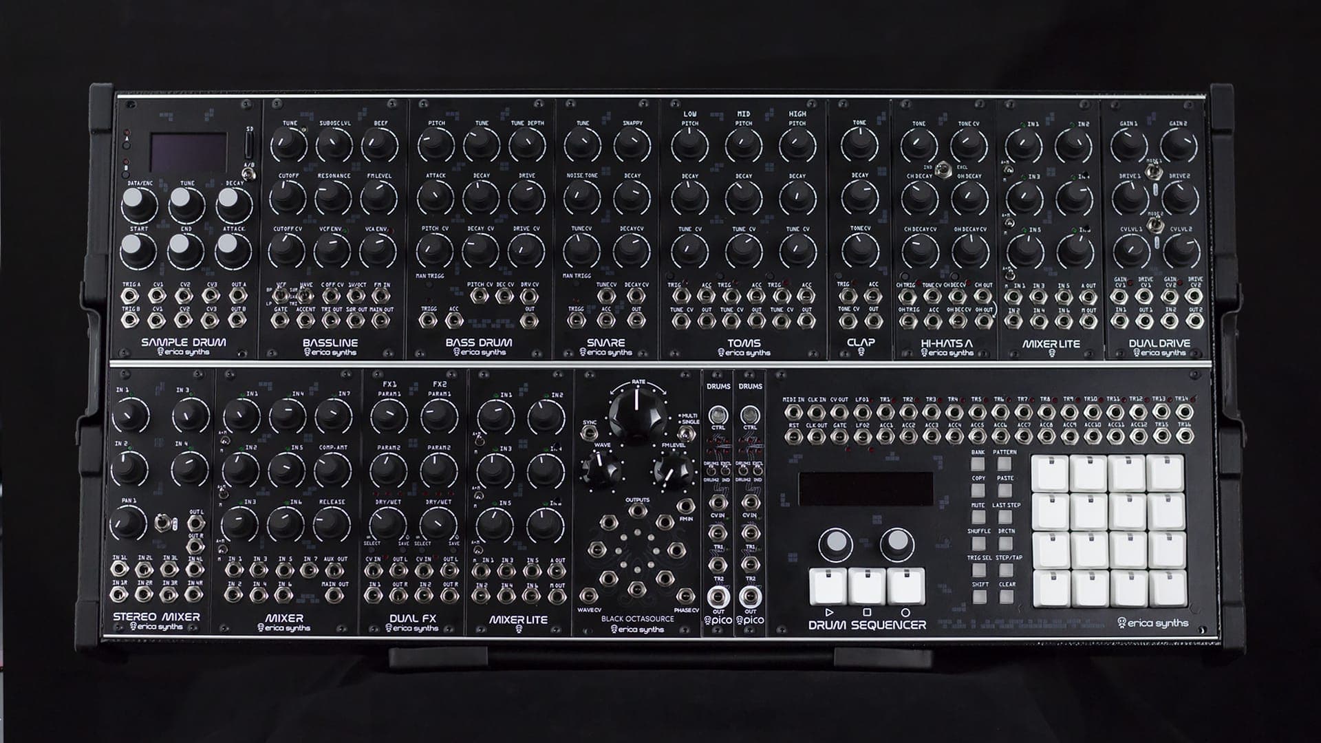 Erica Synths’ Techno System is a very expensive modular groovebox