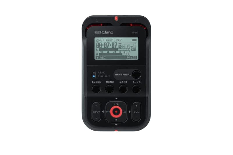 Roland’s R-07 is a handheld audio recorder you can control with your phone