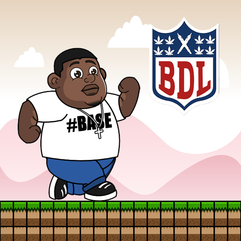 Big Narstie saves the day with a spliff in his Base Invaders video game