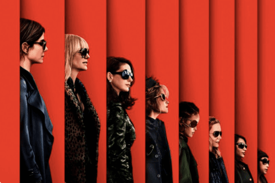 The first poster for Ocean’s 8 is giving us Kraftwerk vibes