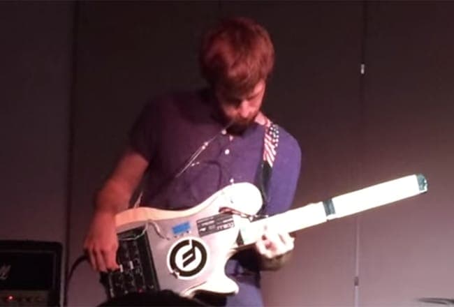 Check out this breath-controlled synth guitar, based off the Moog Werkstatt