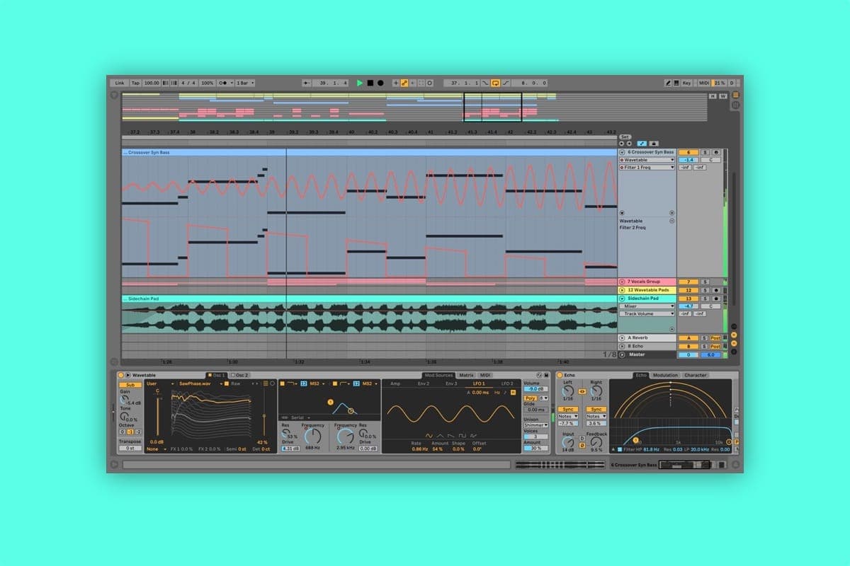 Ableton adds user wavetables, new EQ and delay tools for Live 10.1