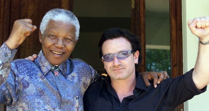 “Mandela lived a life without sanctimony”: Bono’s tribute to Nelson Mandela