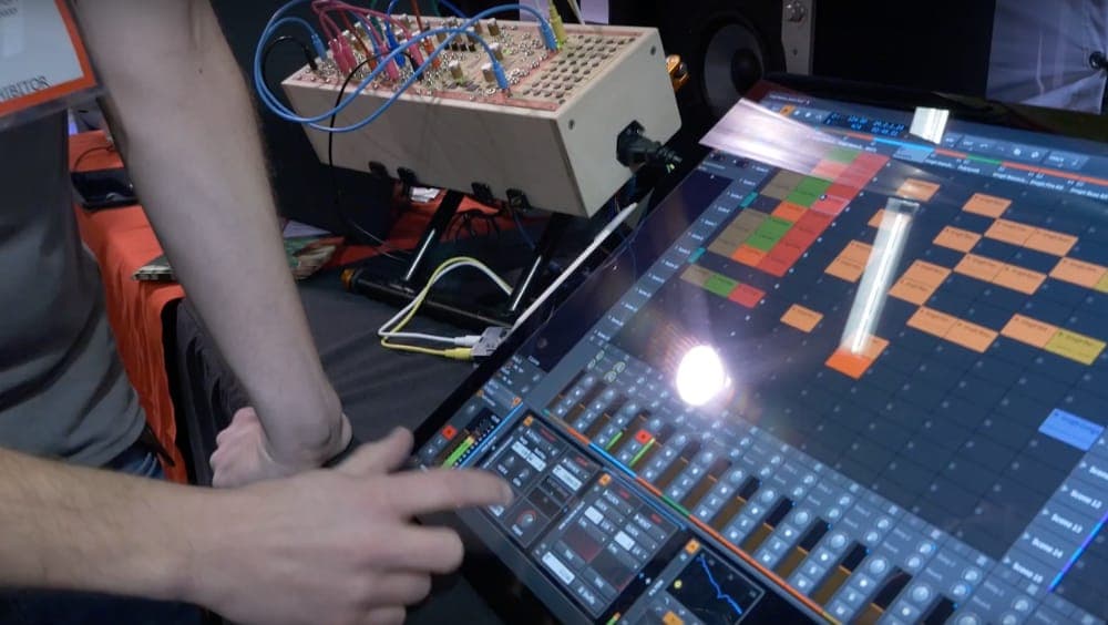 Watch Bitwig Studio 2 controlling Bastl Instruments modular gear at NAMM 2017