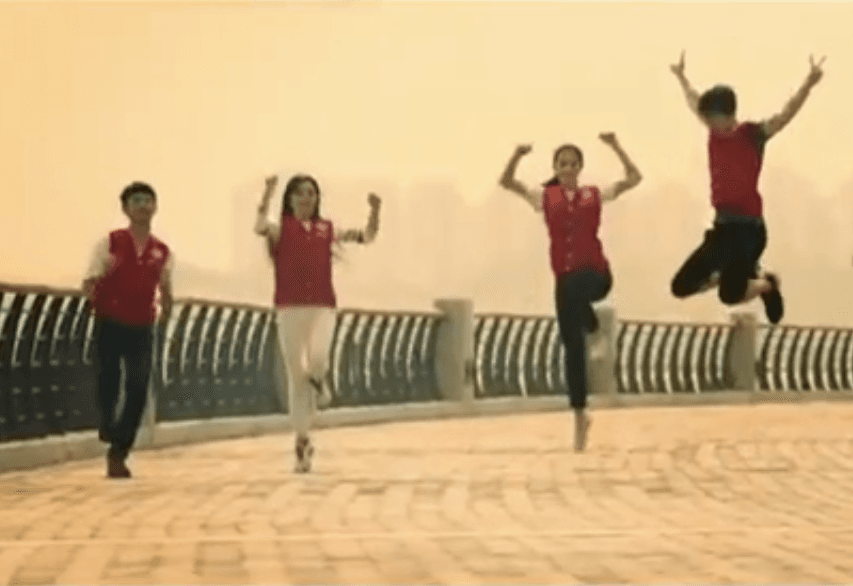 China releases backpack rap propaganda video