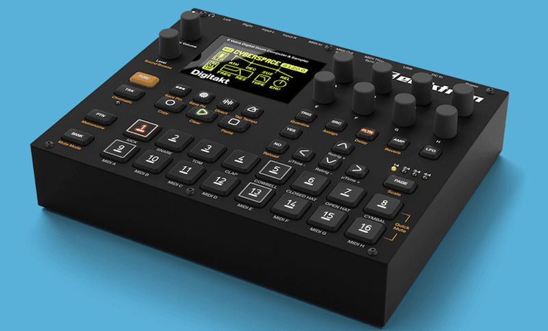 Elektron announces compact digital drum machine and sampler, Digitakt