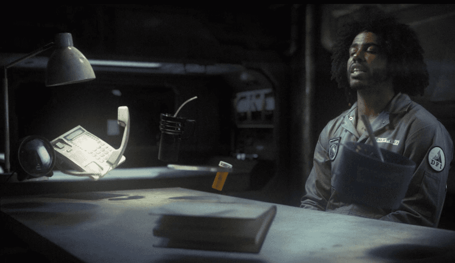 Clipping. go zero-g in video for 'Air 'Em Out'