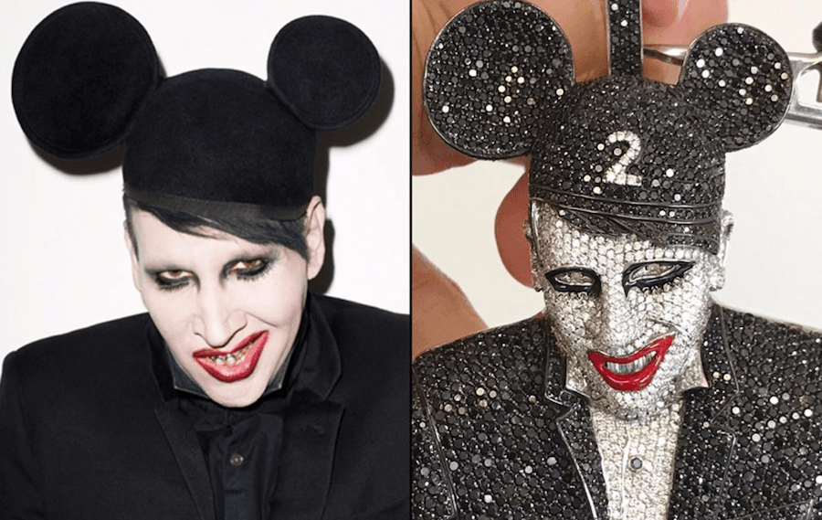 Lil Uzi Vert doubles down on Marilyn Manson fandom with 100k chain