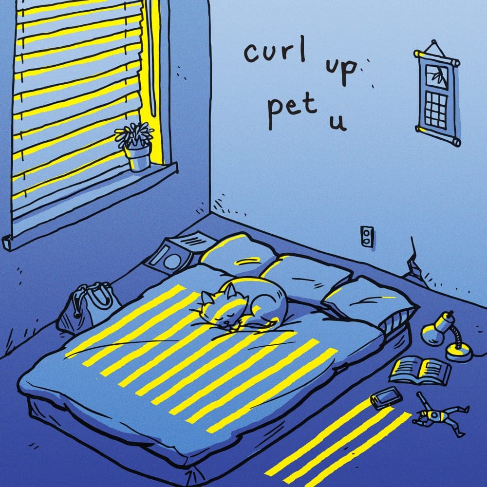 curl up just wants to 'pet u' on fidgety freebie for Hot Mom USA