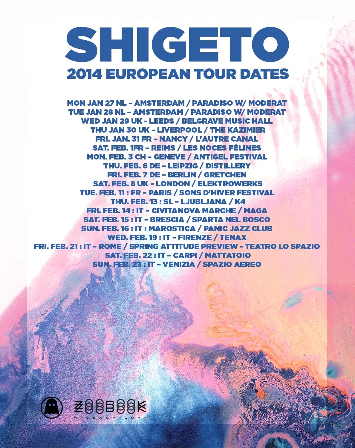 Shigeto heads out for 2014 winter European tour; shares unreleased Soosh remix