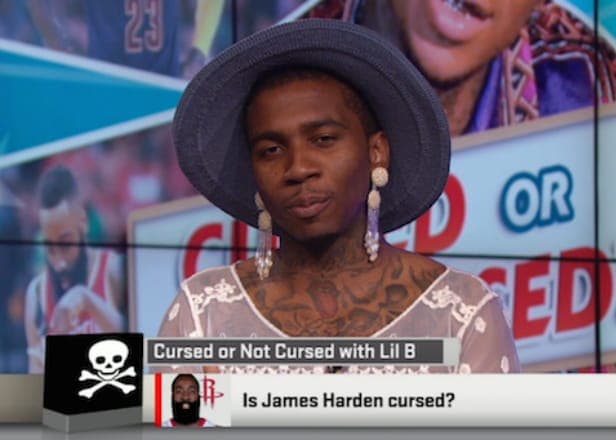 Lil B talks curses on ESPN dressed as a grandma