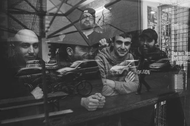 The Analogue Cops assist in launch of new label with Italian food theme