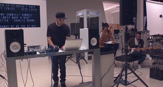 Watch Clams Casino make a beat live right now with Chicago’s Vic Mensa