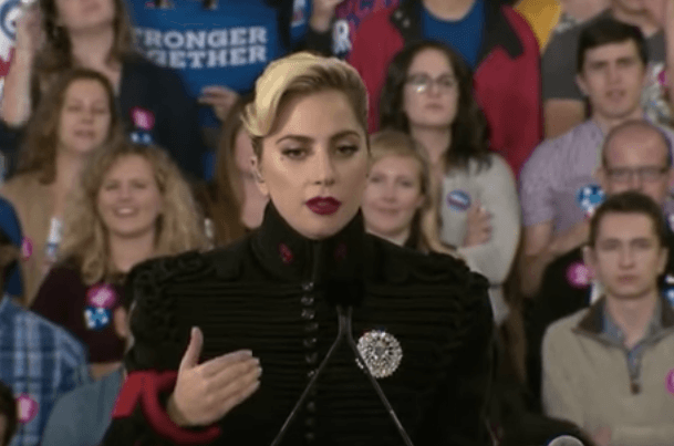 Lady Gaga didn’t wear Nazi uniform to the Hillary Clinton rally – that’s Michael Jackson’s jacket