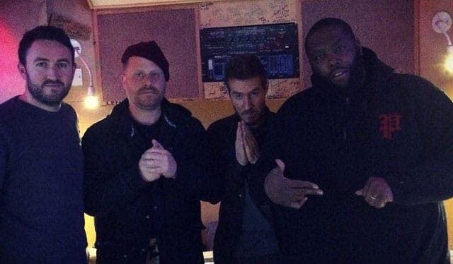 Run The Jewels back in the studio, with Massive Attack