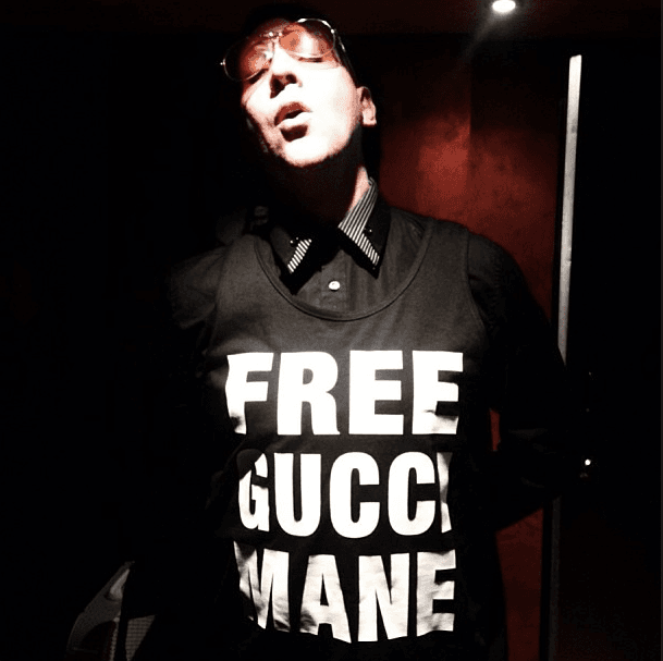 Gucci Mane and Marilyn Manson hit the studio