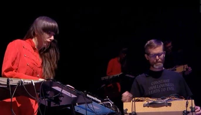 Watch Surgeon and Lady Starlight open for Lady Gaga with a punishing techno set