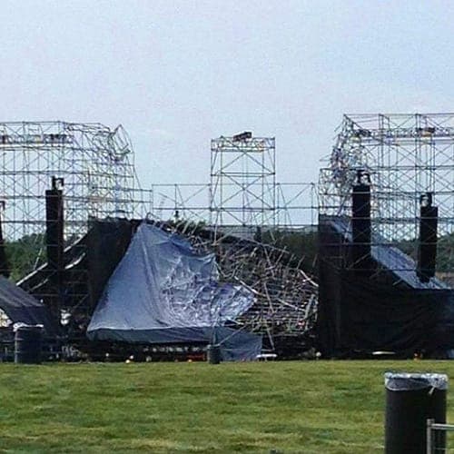 Radiohead stage collapse leads to calls for changes to industry codes of practice