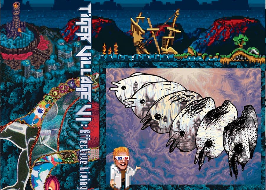 Psychedelic funhouse Hausu Mountain prep albums by Lockbox, Tiger Village and Headboggle